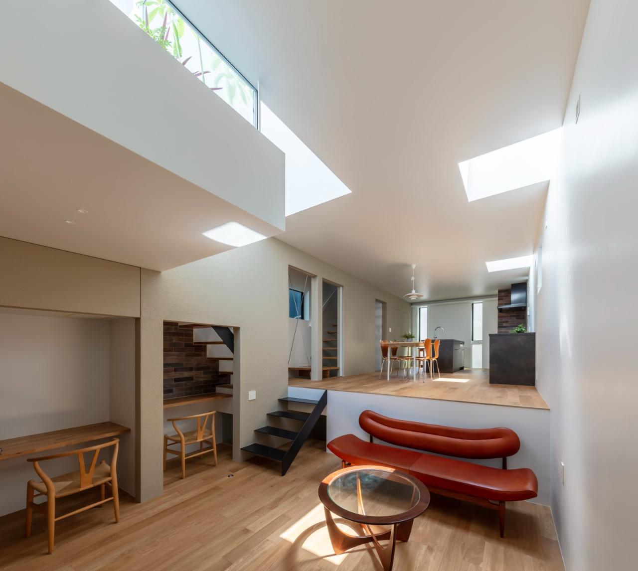 BIM建筑|错层悬挑结构，Shimouma住宅 / I.R.A.