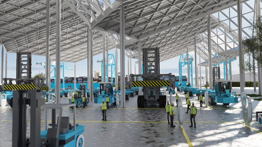 BIM建筑|BIG将约旦港口码头改造成太阳能社区中心