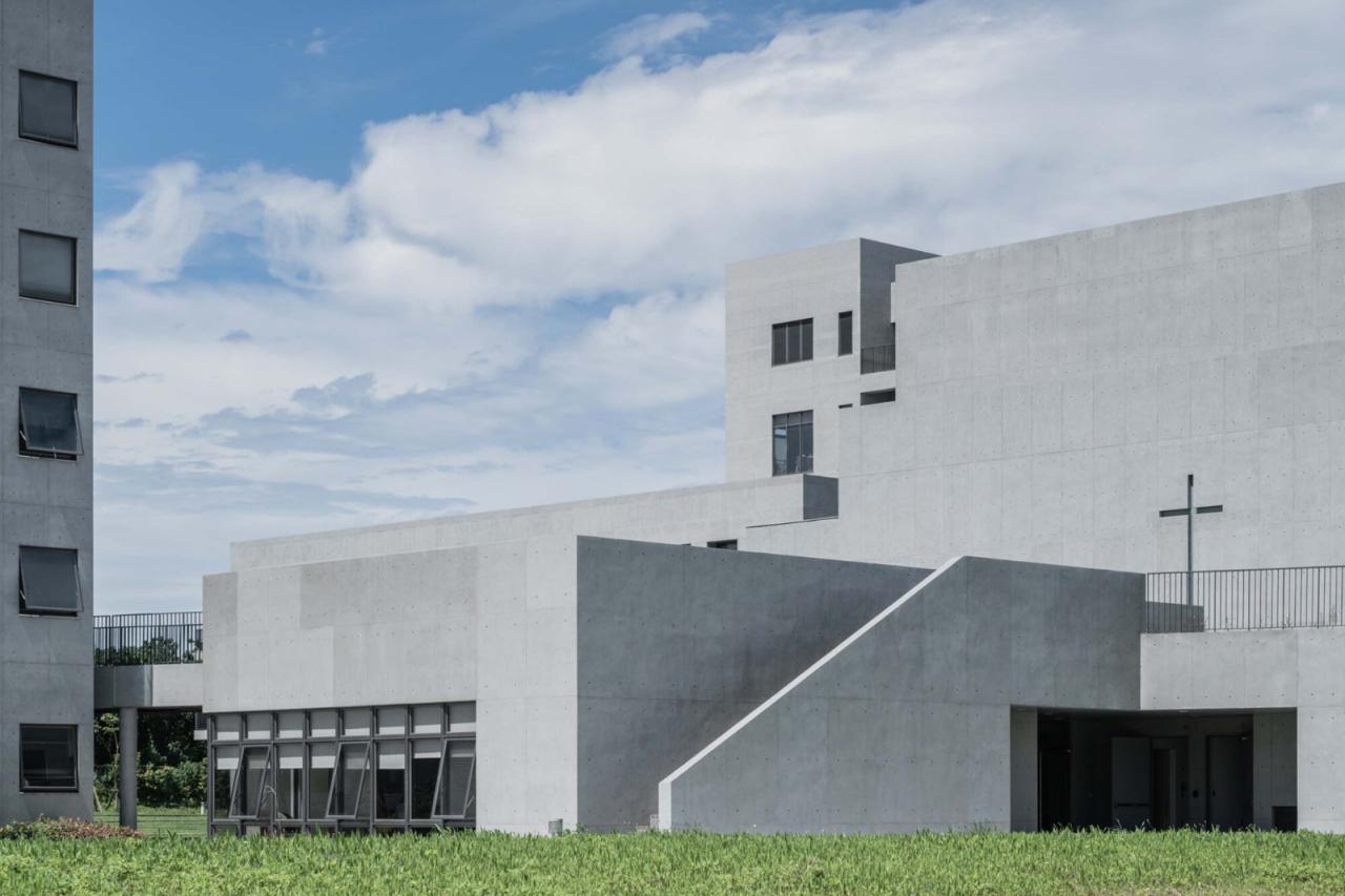 BIM建筑|中华福音神研究学院八德校区教堂 / 潘冀联合建筑师事务所