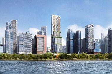 BIM建筑|SOM设计新加坡第一高楼 灵感来自竹林-BIM建筑网