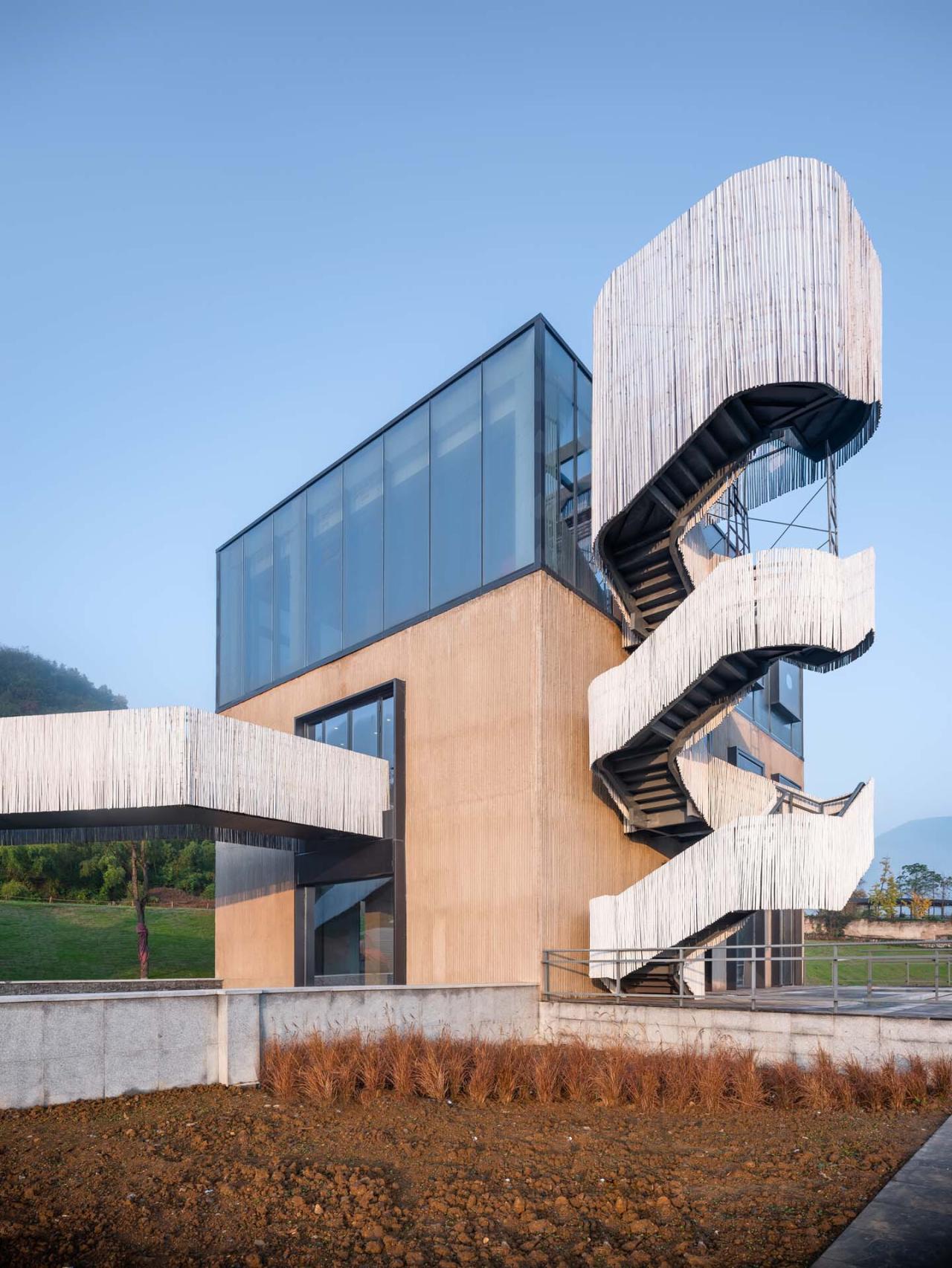 BIM建筑|余村印象青年图书馆 / 上海交通大学设计学院杜春宇团队