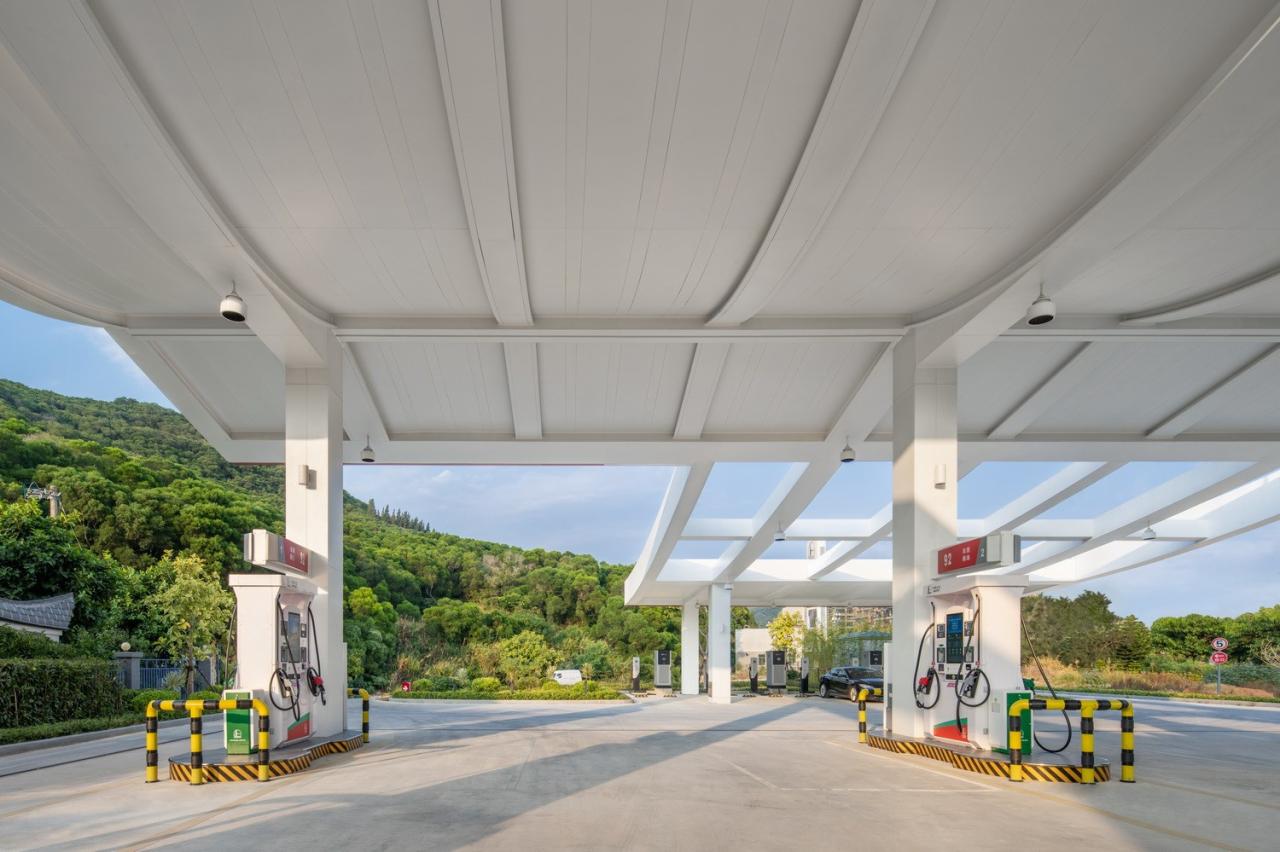 BIM建筑|平潭利群友联加油站 / 间外建筑工作室