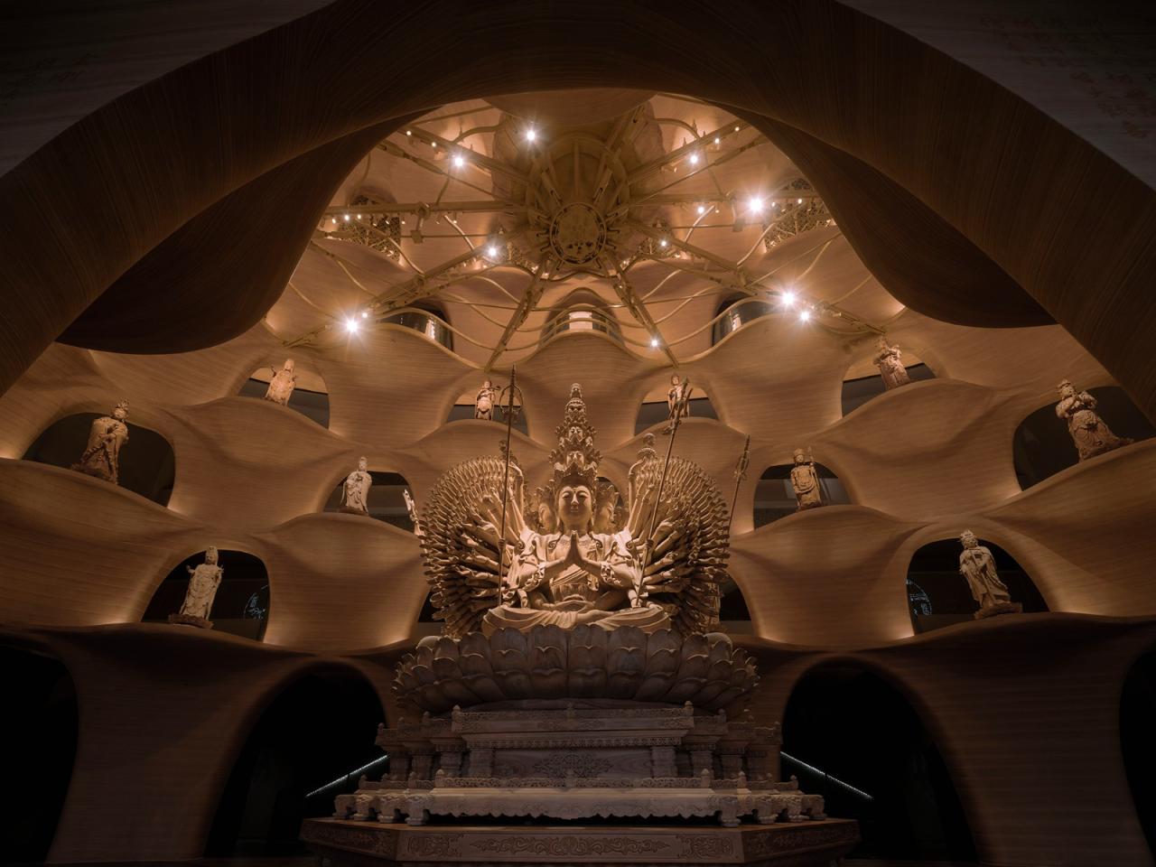 BIM建筑|祖山济心寺·木佛博物馆 /建筑营设计工作室