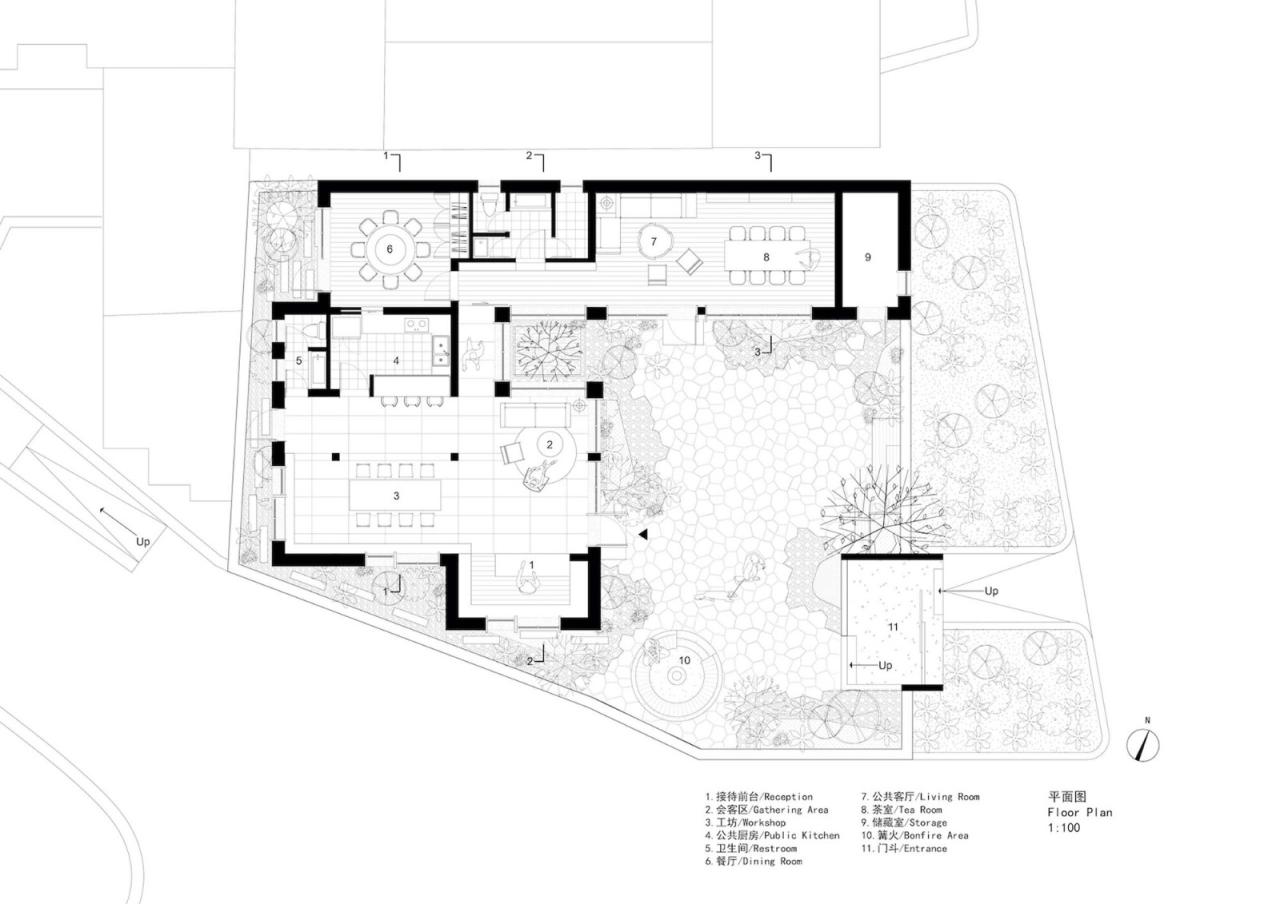 BIM建筑|折山院，西邵渠民宿接待中心 / MAT超级建筑事务所