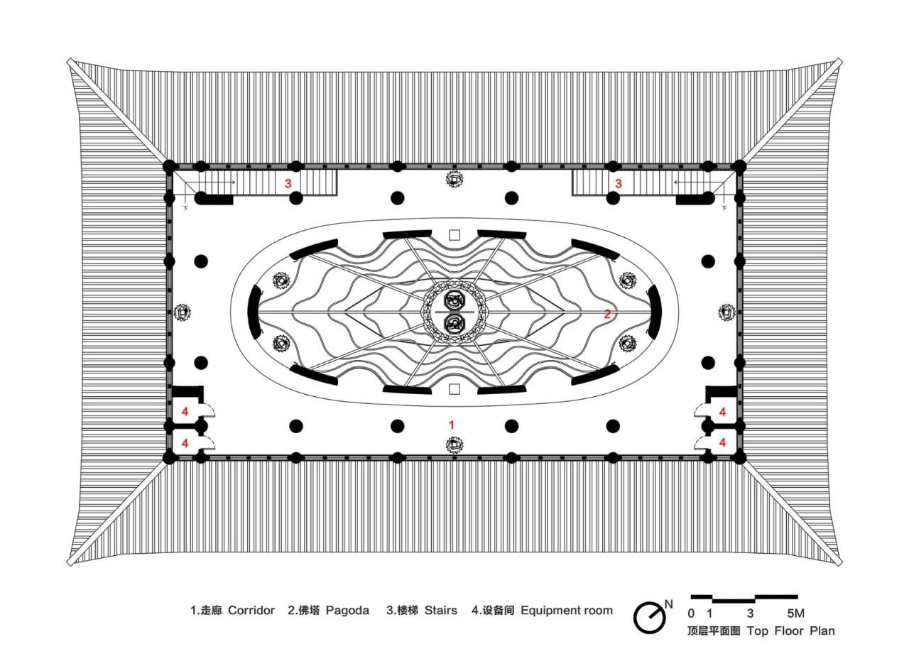 BIM建筑|祖山济心寺·木佛博物馆 /建筑营设计工作室