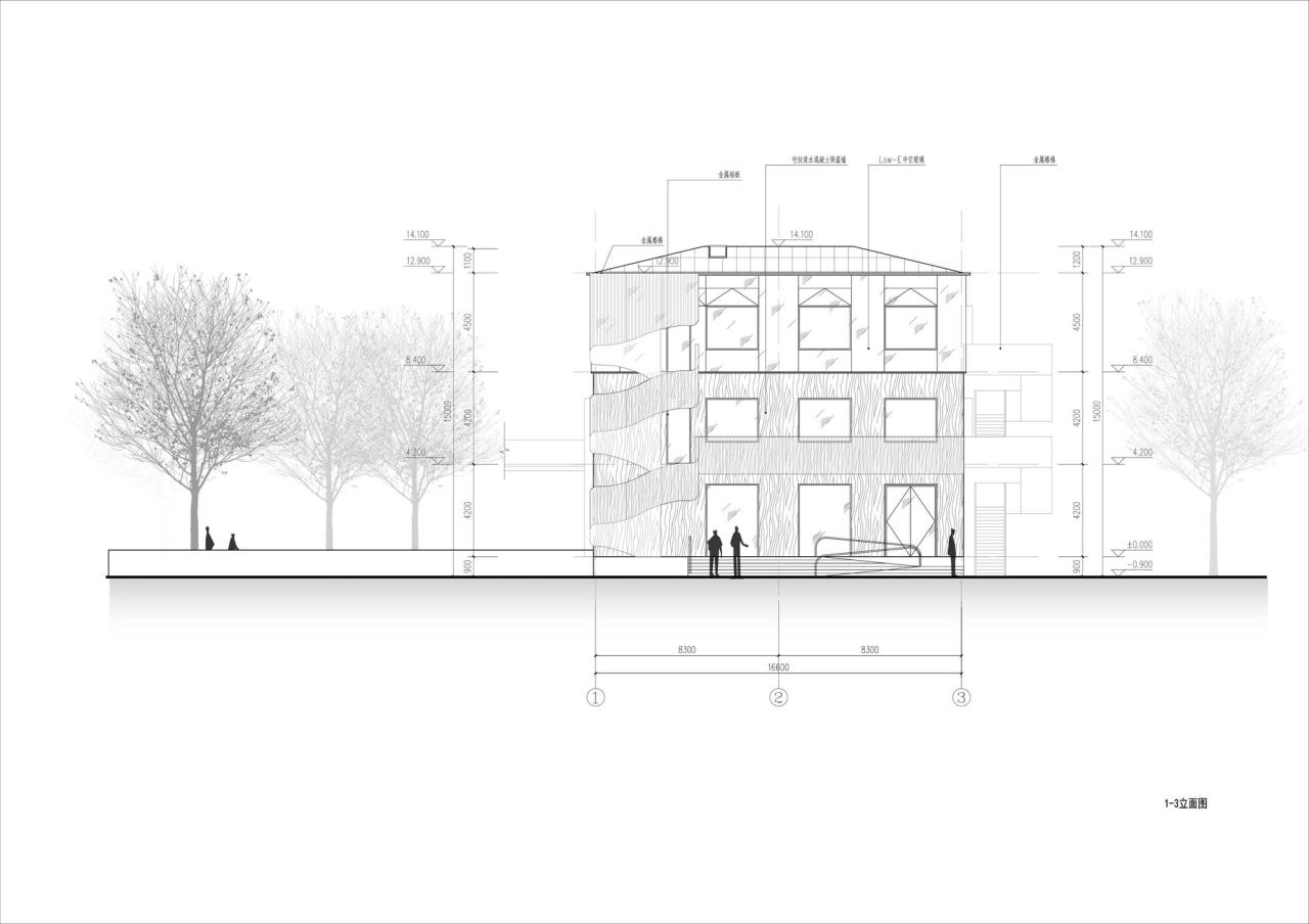 BIM建筑|余村印象青年图书馆 / 上海交通大学设计学院杜春宇团队