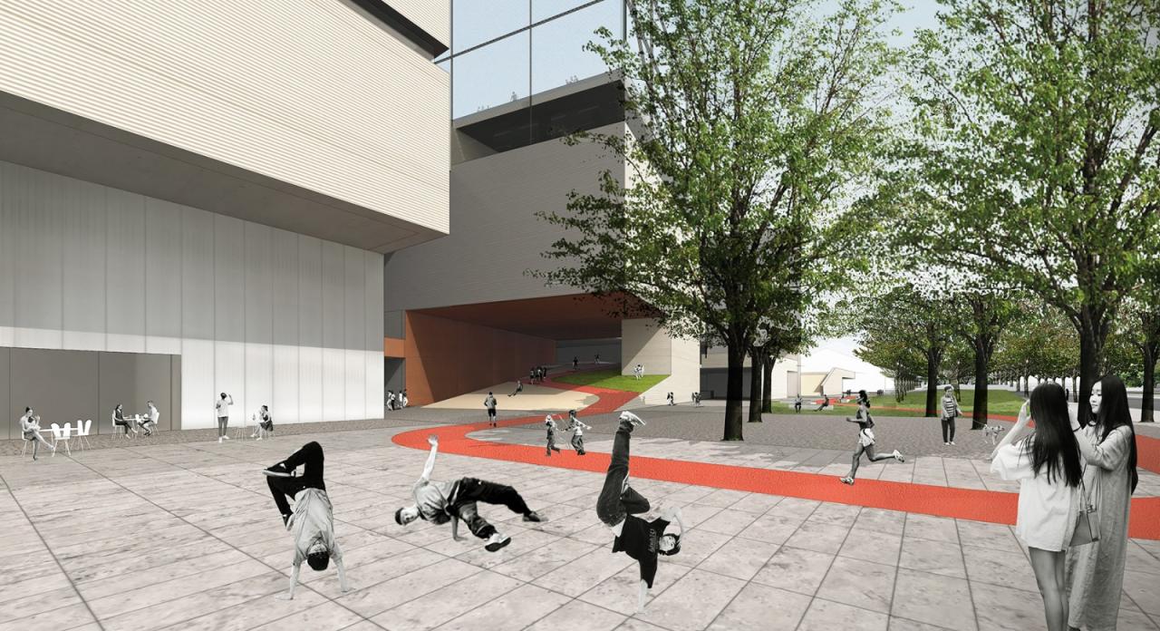 BIM建筑|社区源点：坪地街道综合文体中心方案 /也似建筑+广州市城市规划勘测设计研究院（GZPI）