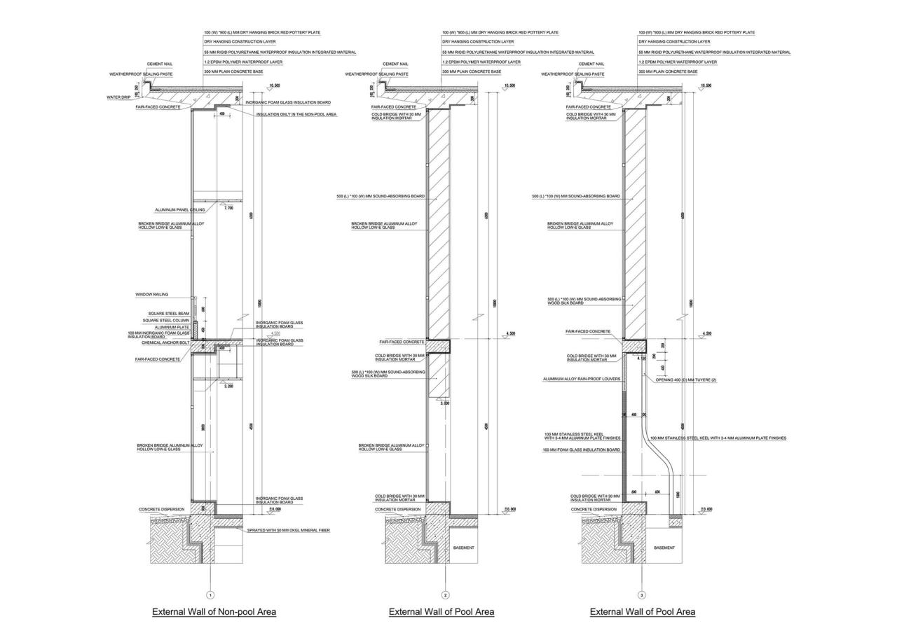 BIM建筑|东南大学游泳馆 / 周琦工作室