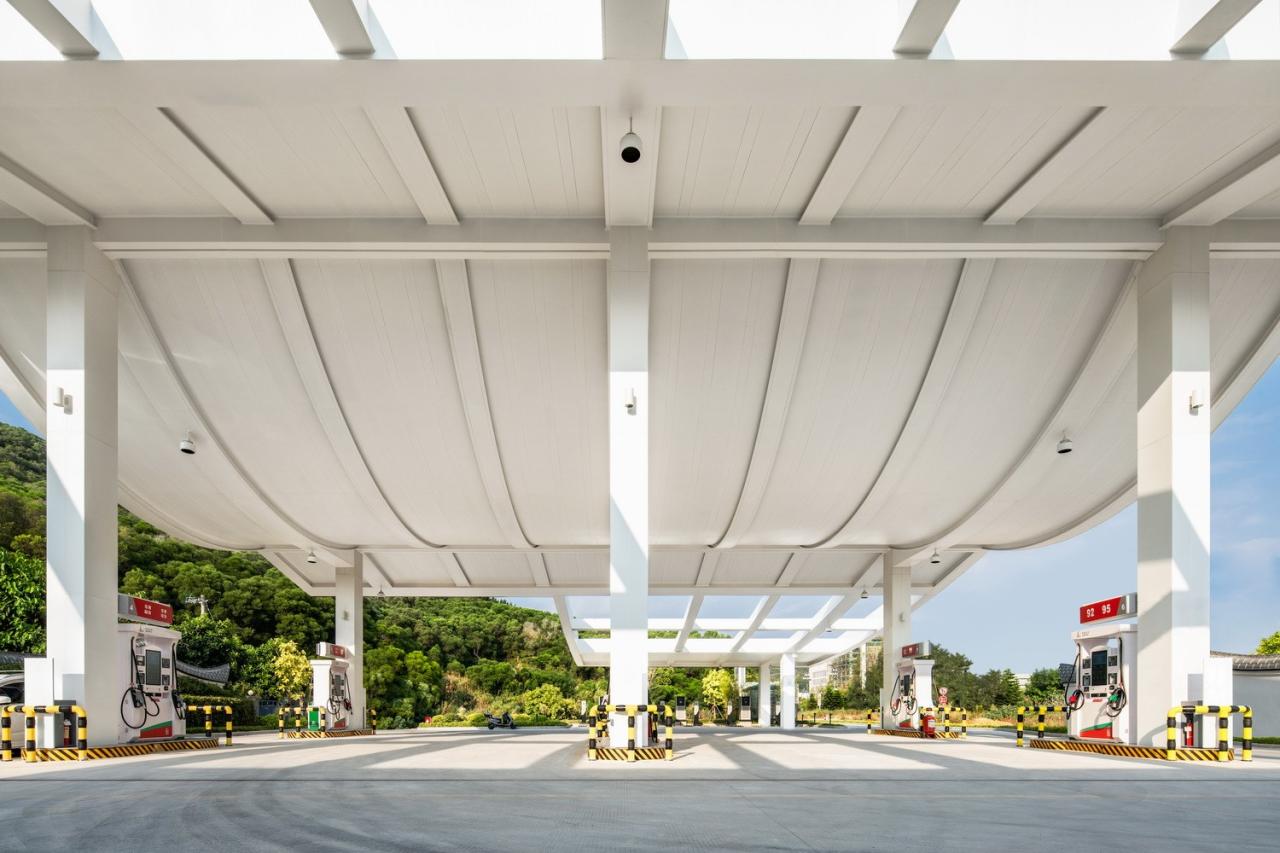 BIM建筑|平潭利群友联加油站 / 间外建筑工作室