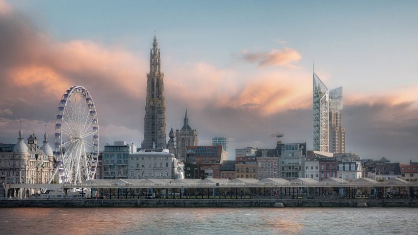 BIM建筑|里伯斯金将为安特卫普艺术装饰塔添加扩建