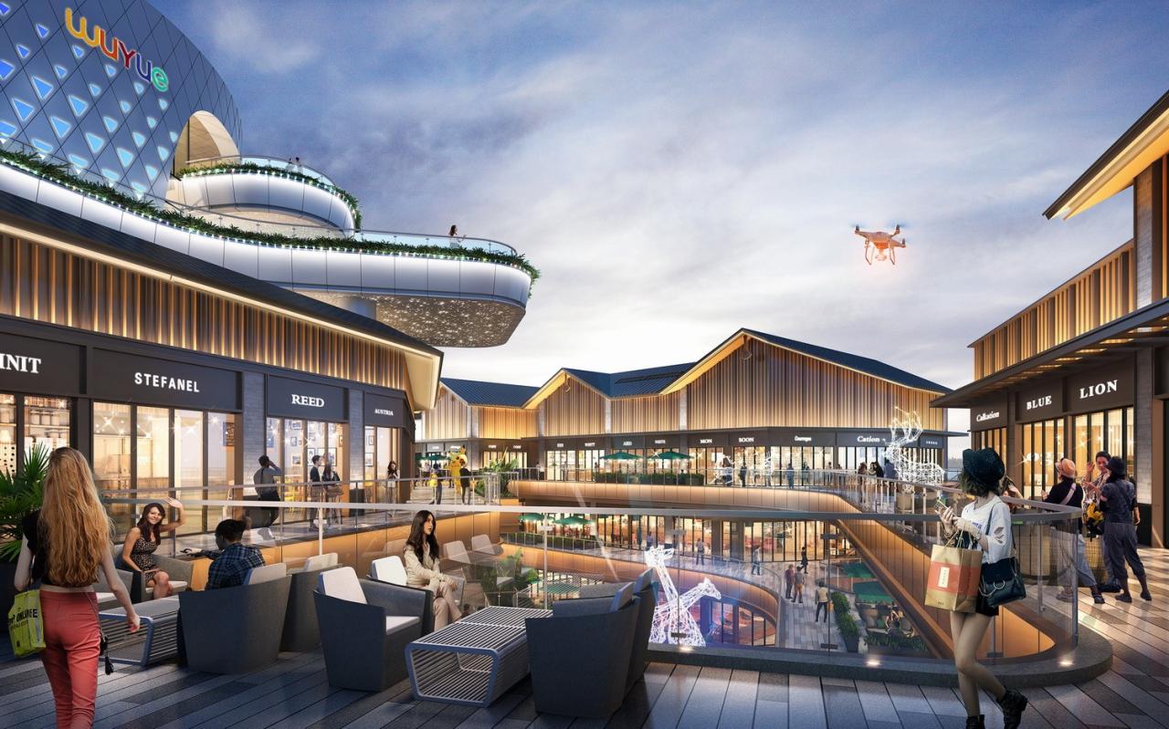 BIM建筑|山水之城·泰汶城市广场 / 简和建筑