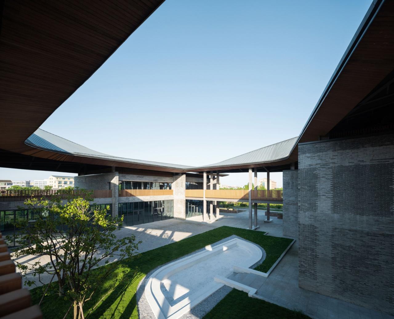 BIM建筑|台州路廊驿站 / 园舍建筑景观