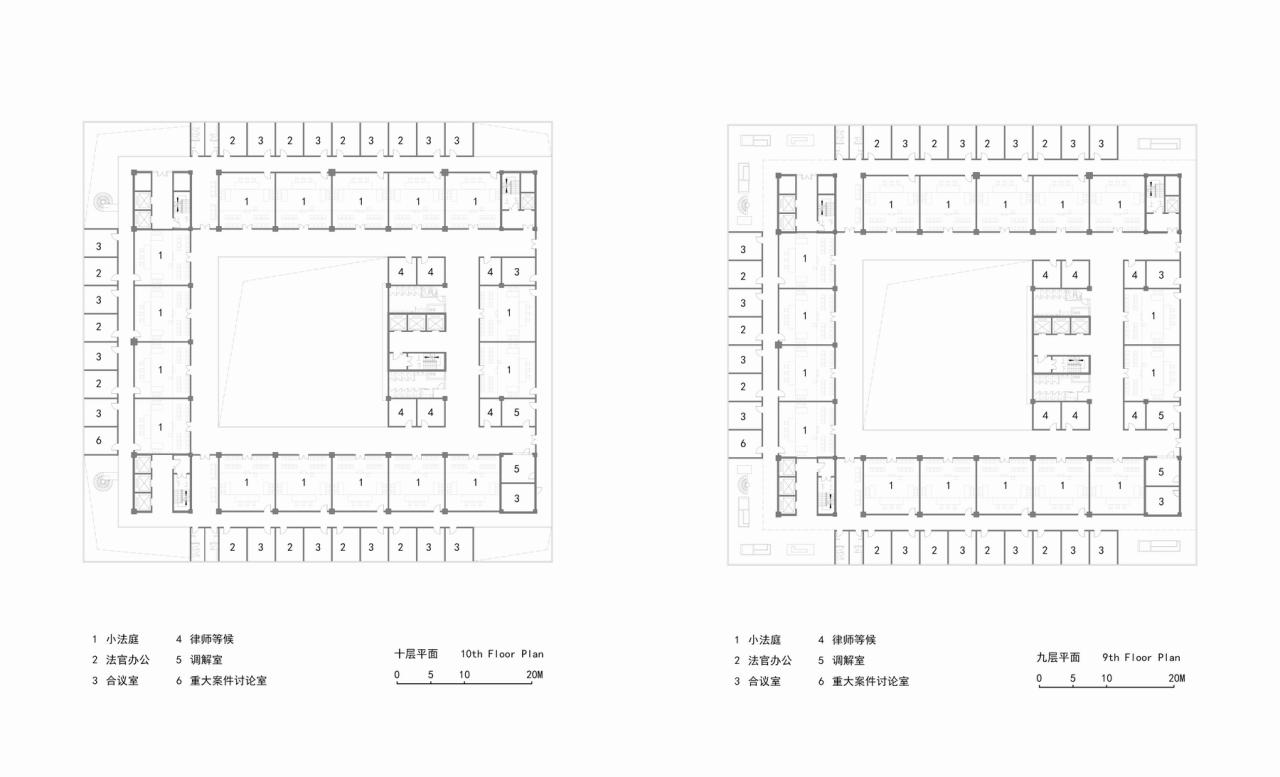 BIM建筑|凝固的正义•常州市中级人民法院扩建 / 简和建筑