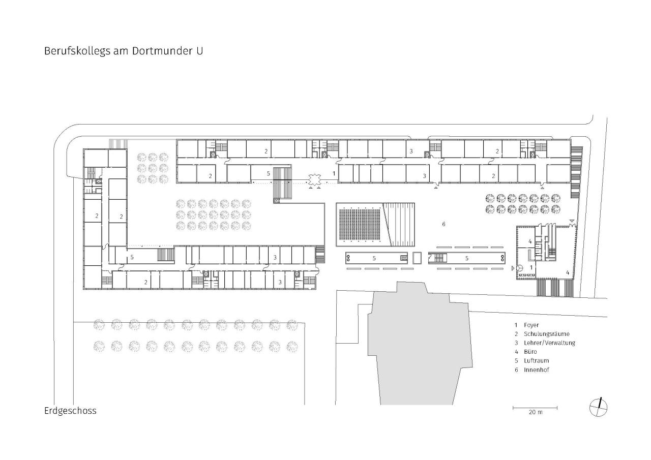 BIM建筑|德国多特蒙德U艺术创意中心及职业教育学园 / Gerber Architekten