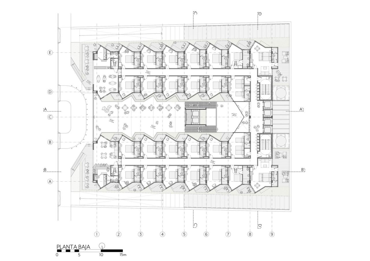 BIM建筑|BA’RA 酒店 / Plan:b arquitectos