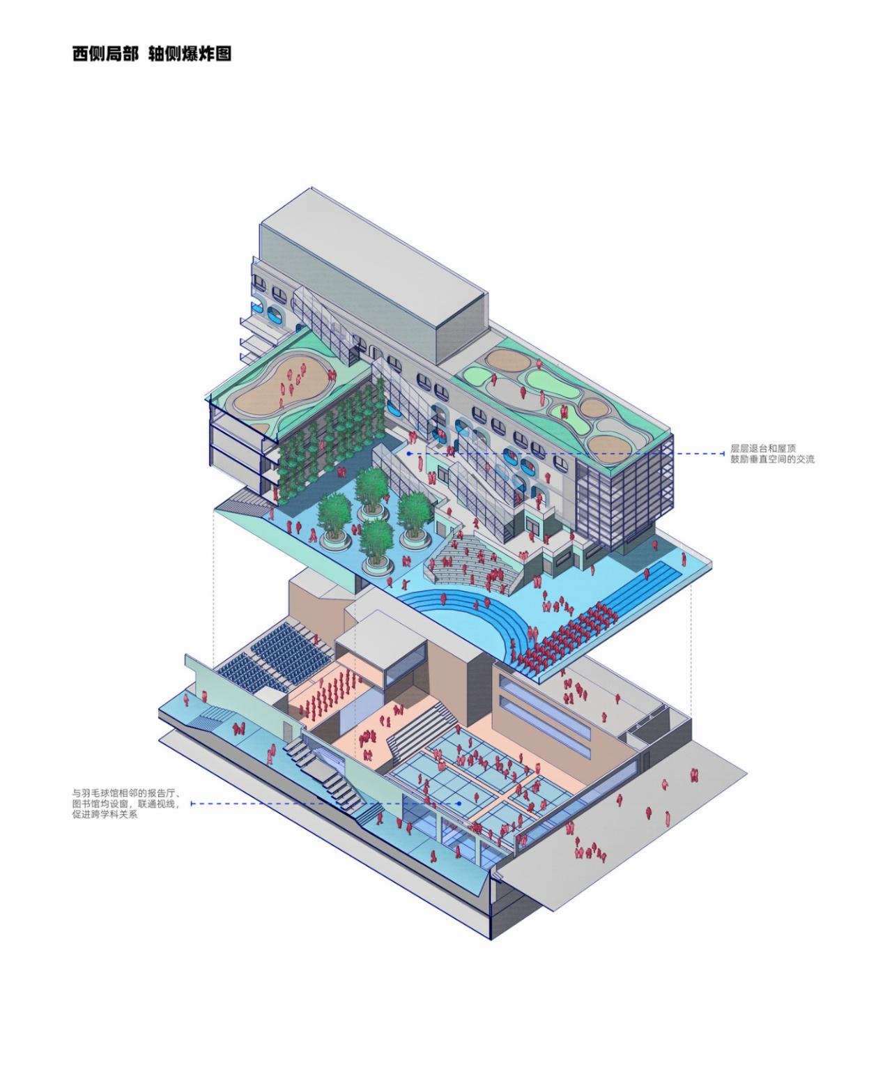 BIM建筑|学习层台—深圳福强小学 / 众建筑