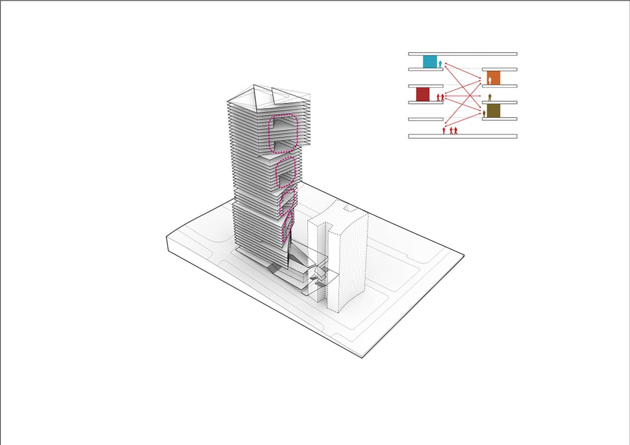 BIM建筑|首个塔楼改造 Quay Quarter，‘嫁接’新楼板 / 3XN