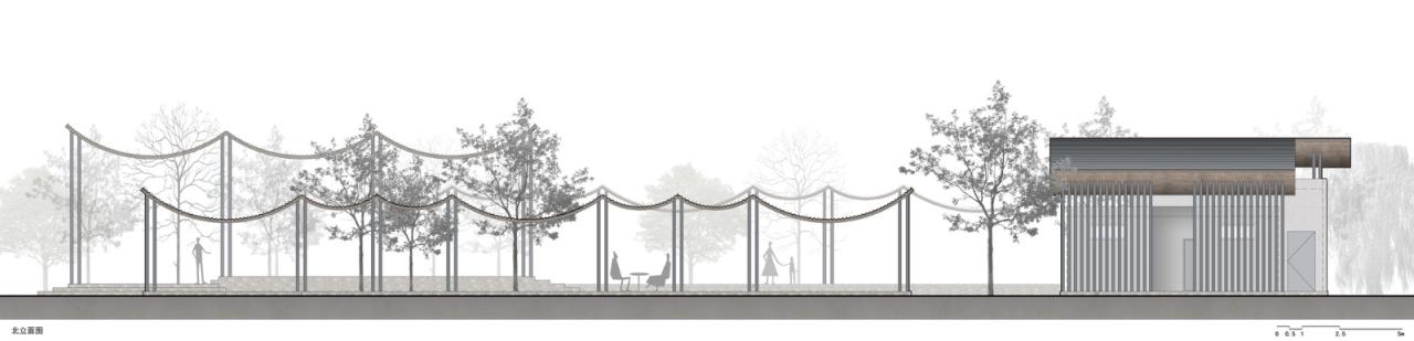 BIM建筑|径山花海帐亭 / 浙江农林大学园林设计院 + 杭州东维建筑