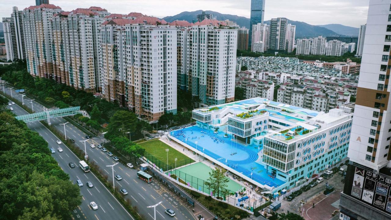 BIM建筑|学习层台—深圳福强小学 / 众建筑