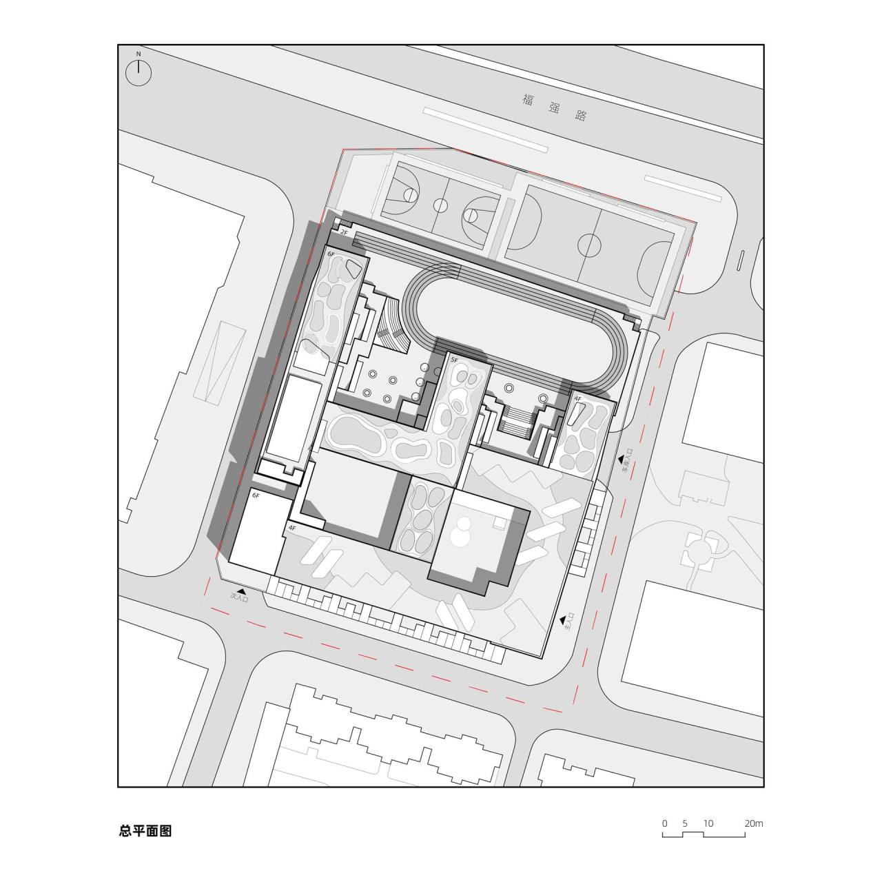 BIM建筑|学习层台—深圳福强小学 / 众建筑