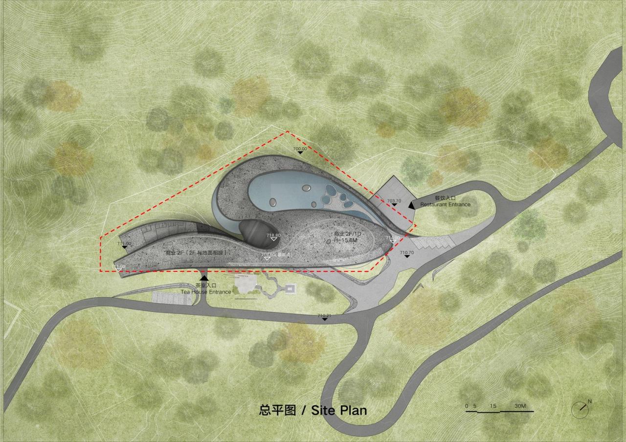 BIM建筑|龙泉山镜高空平台 / BUZZ建筑事务所