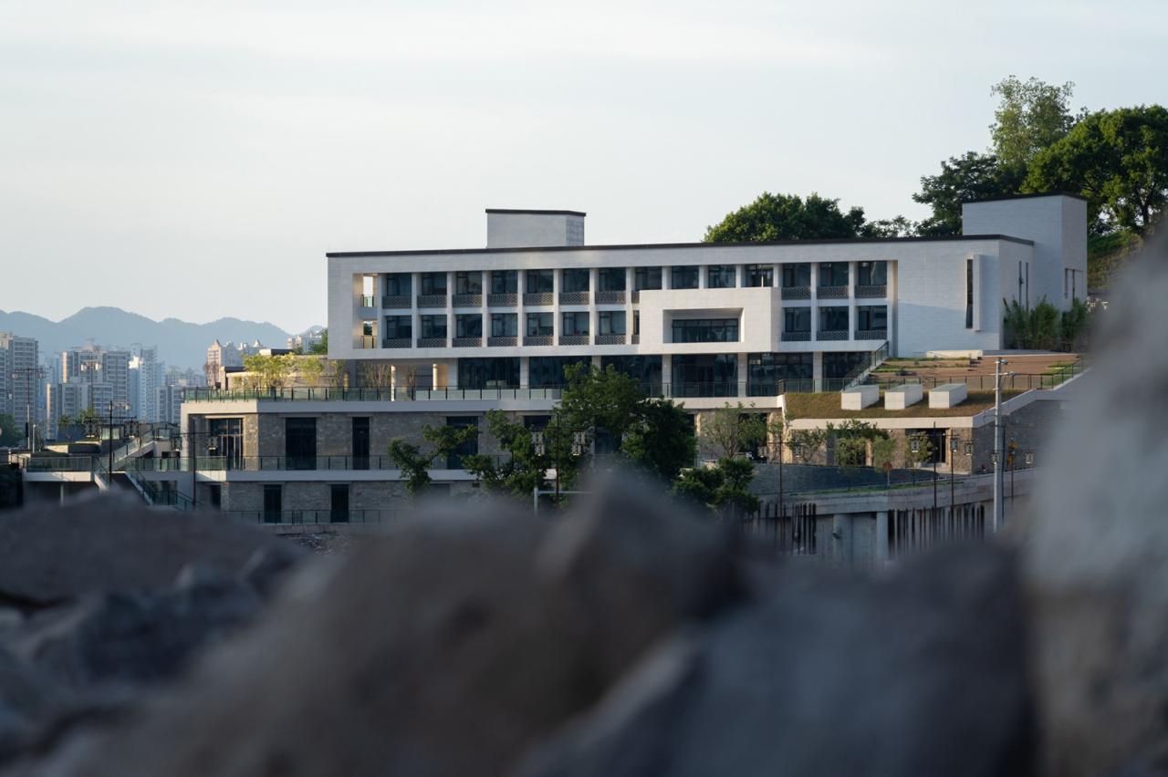 BIM建筑|磁器口服务中心 / 重庆悦集建筑设计