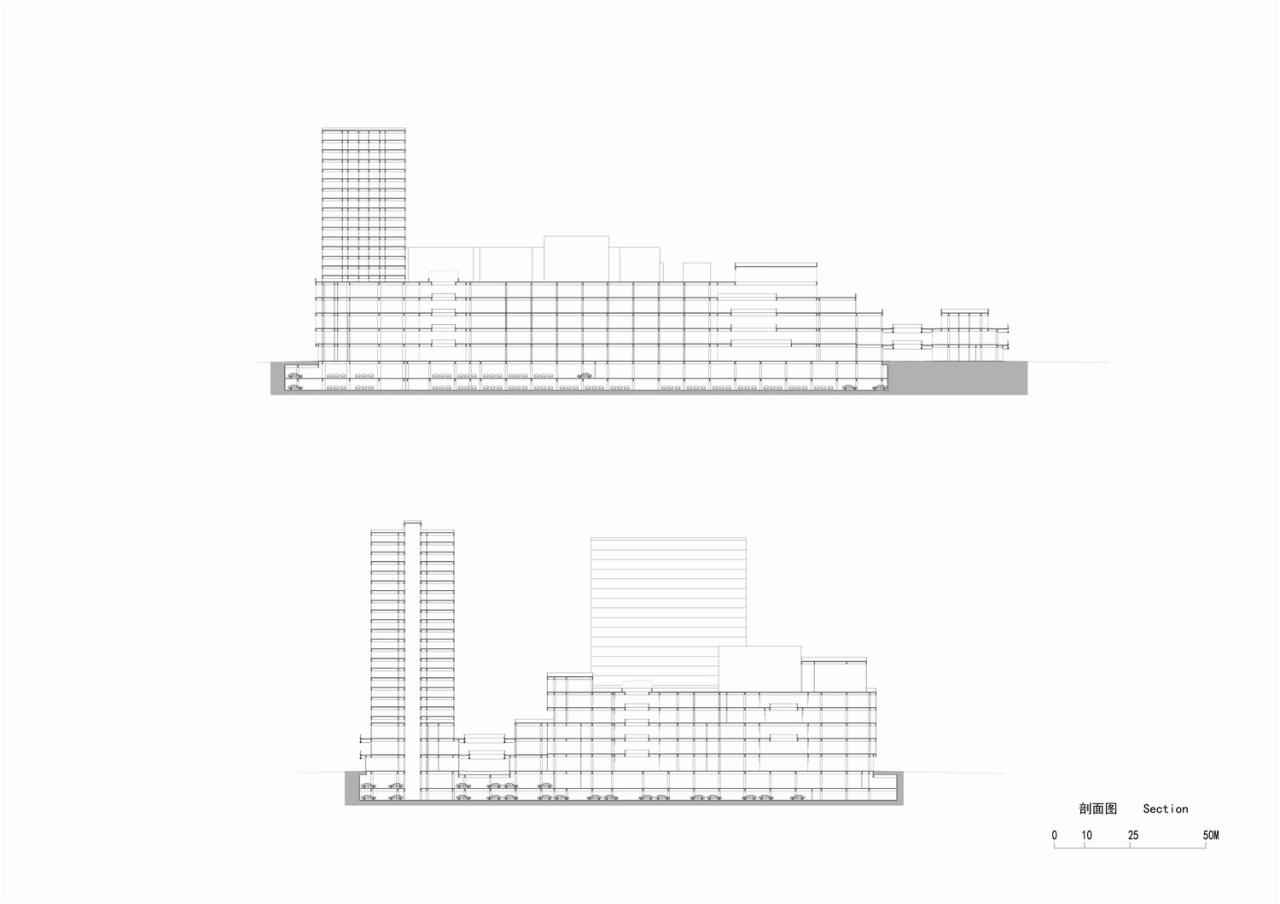 BIM建筑|山水之城·泰汶城市广场 / 简和建筑