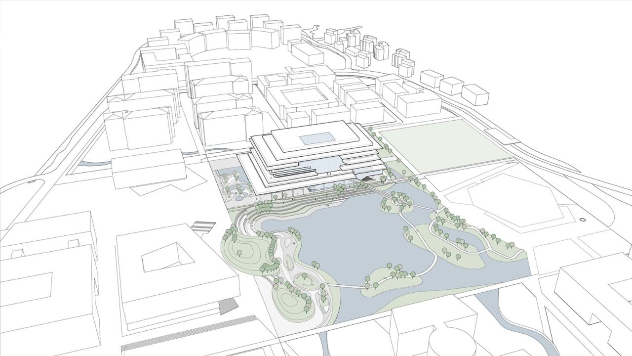 BIM建筑|温州肯恩大学学生学习活动中心 / Perkins&Will