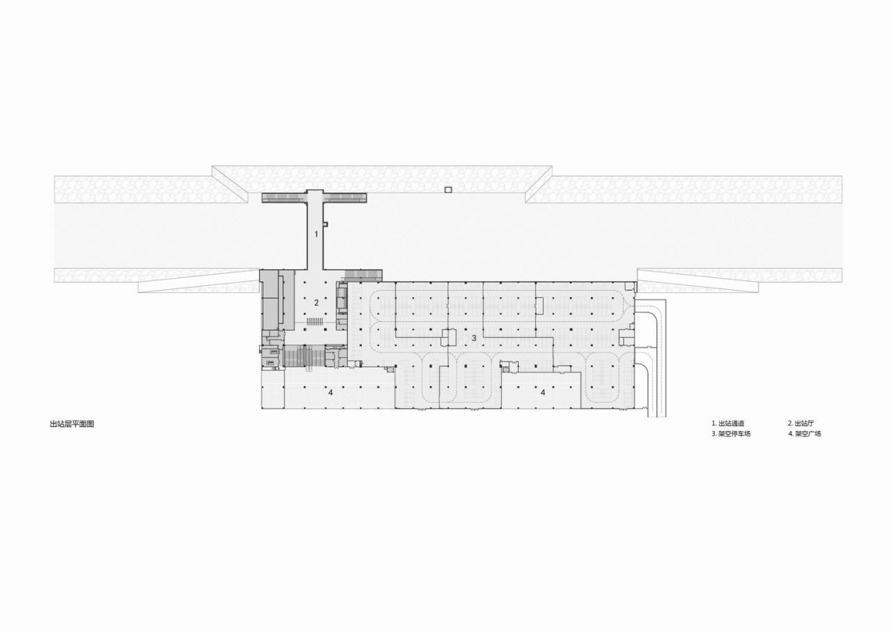 BIM建筑|新建沪渝蓉高铁武宜段——汉川东站 / 中南建筑设计院股份有限公司
