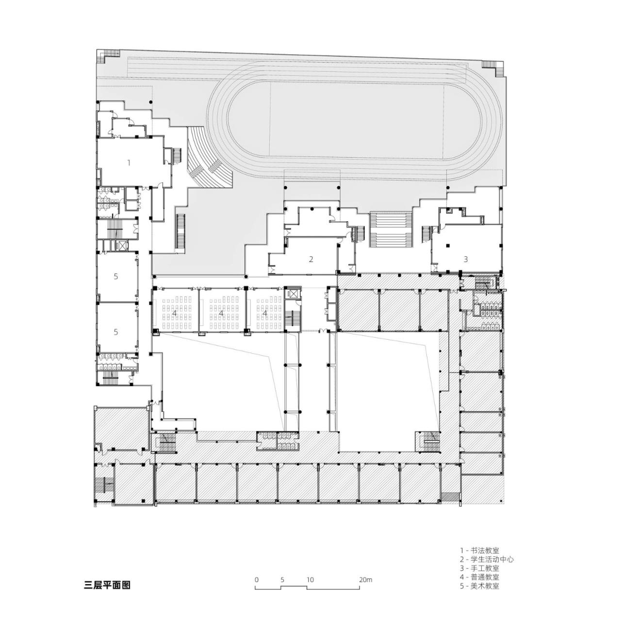 BIM建筑|学习层台—深圳福强小学 / 众建筑