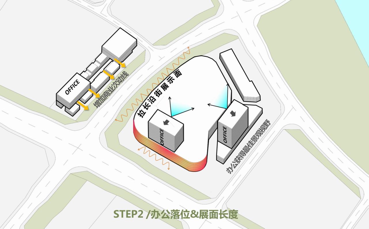 BIM建筑|山水之城·泰汶城市广场 / 简和建筑