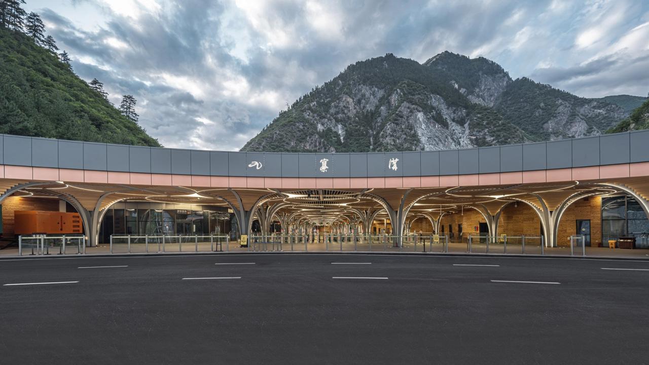 BIM建筑|THAD设计九寨沟游客中心