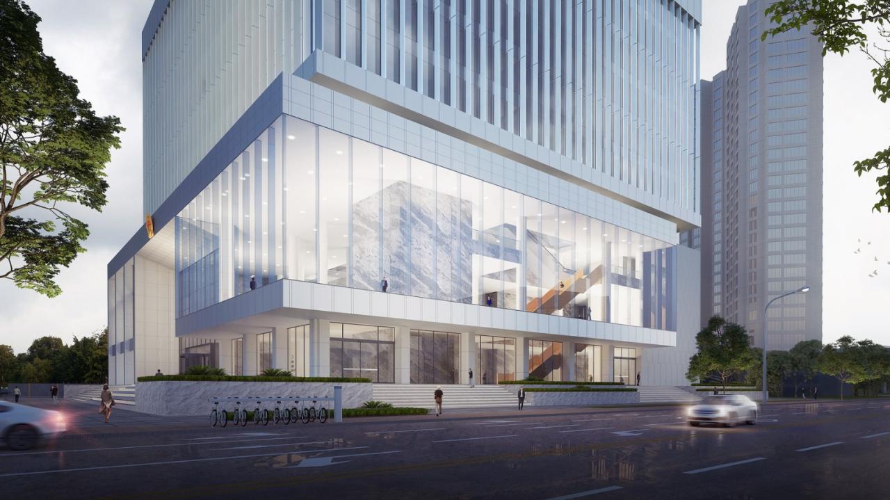 BIM建筑|凝固的正义•常州市中级人民法院扩建 / 简和建筑