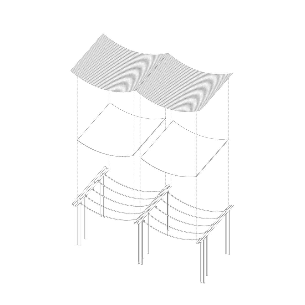 BIM建筑|径山花海帐亭 / 浙江农林大学园林设计院 + 杭州东维建筑