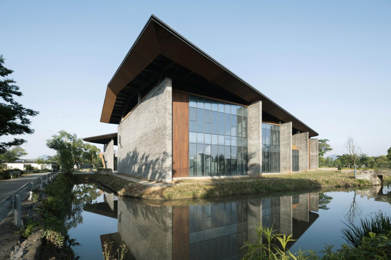 BIM建筑|台州路廊驿站 / 园舍建筑景观