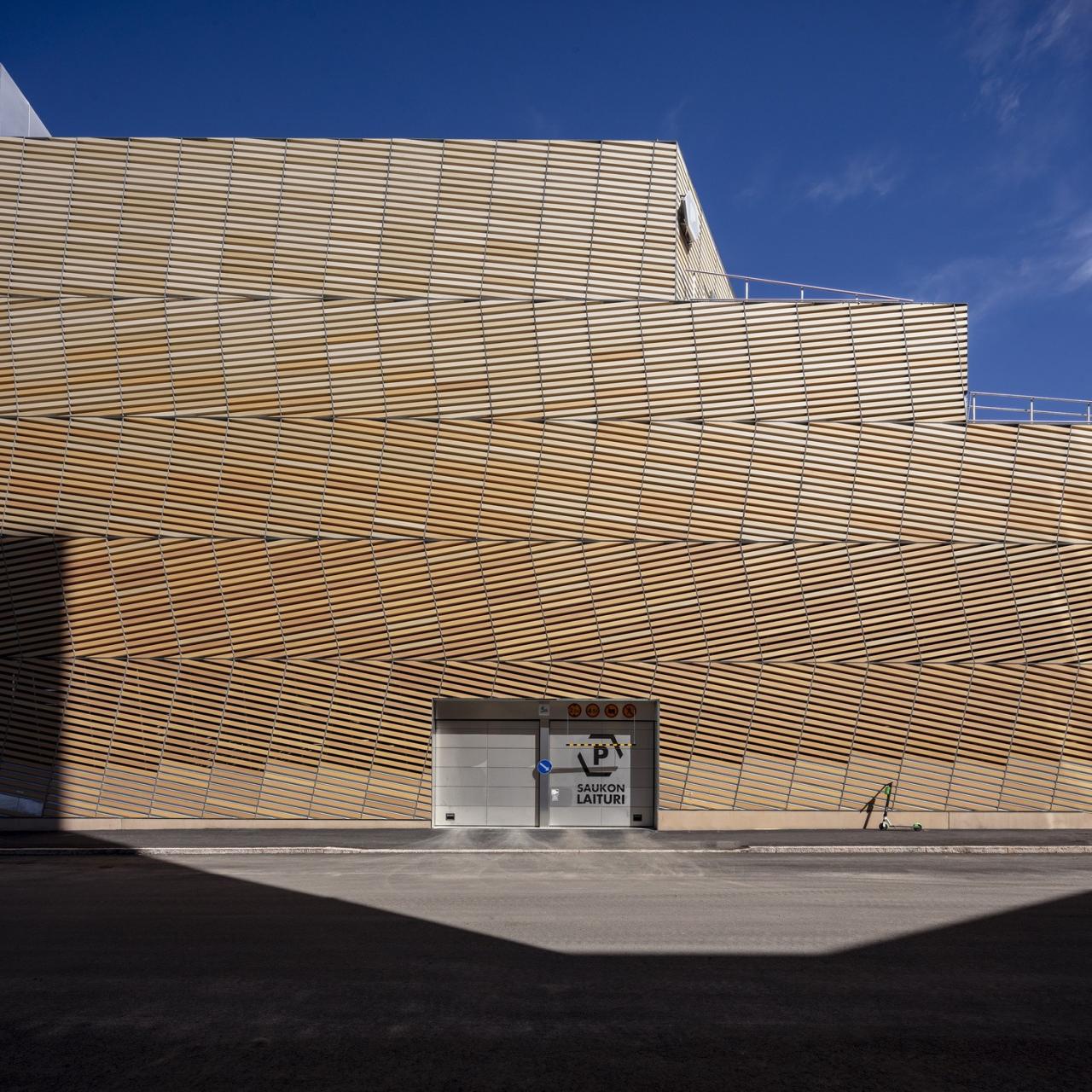 BIM建筑|梯田停车场 Saukonlaituri / ALA Architects