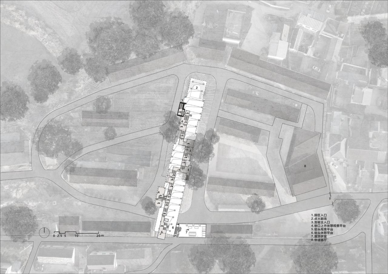 BIM建筑|安徽潜山痘姆龙窑及非遗客厅 / 灰空间建筑事务所