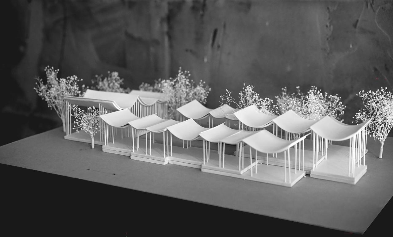 BIM建筑|径山花海帐亭 / 浙江农林大学园林设计院 + 杭州东维建筑