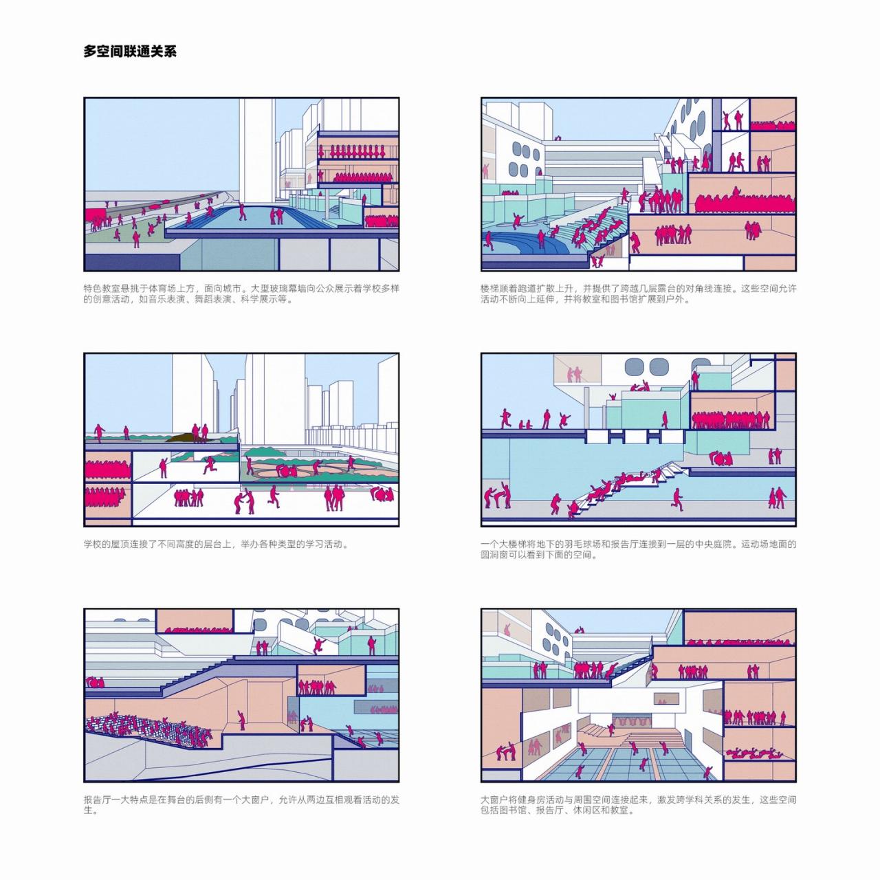 BIM建筑|学习层台—深圳福强小学 / 众建筑