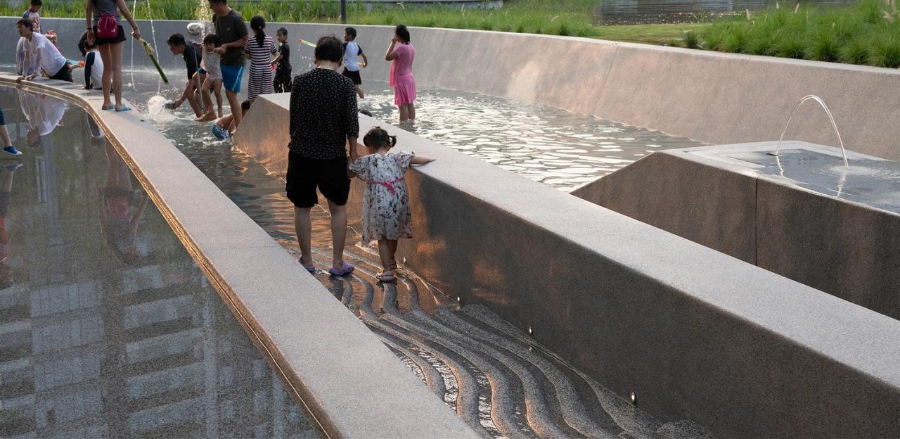 BIM建筑|景观设计：麓湖水线公园 / Lab D+H