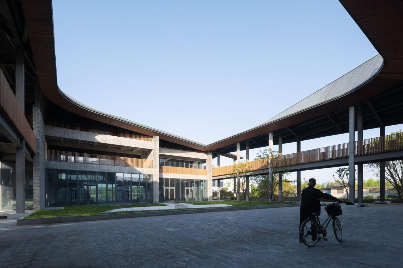 BIM建筑|台州路廊驿站 / 园舍建筑景观