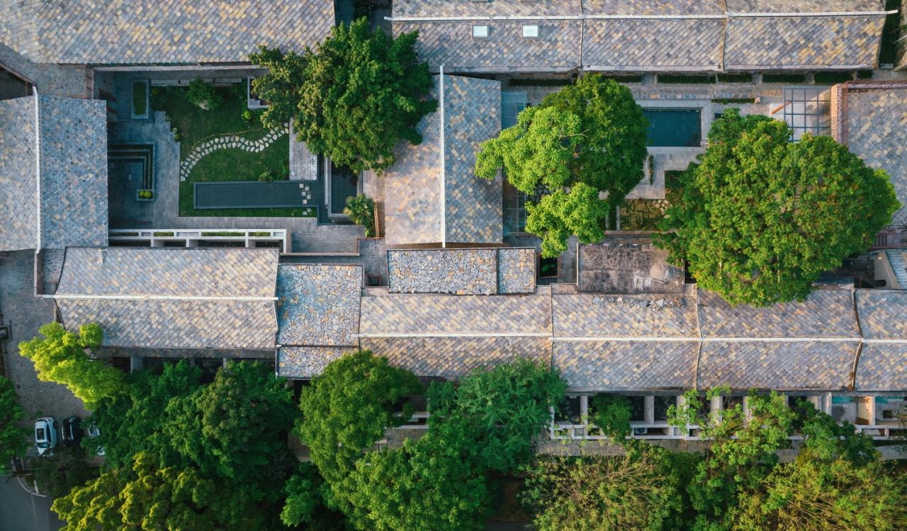 BIM建筑|瀑布下的诗意栖居:尧珈•瀑布村 /上海尧舜建筑设计有限公司