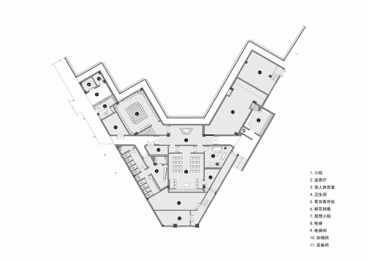 BIM建筑|化作天上的星星, 静美的灵魂栖息地：石家庄安德生命纪念公园·云镜 / 小隐建筑