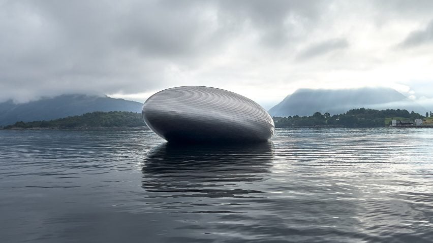 BIM建筑|克沃宁设计卵形“三文鱼眼”展馆