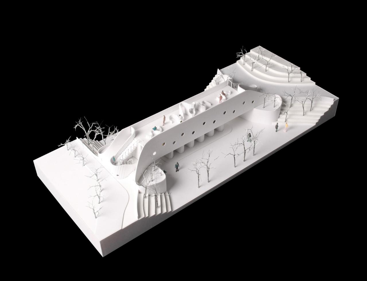 BIM建筑|桥厕 / 锋茂建筑