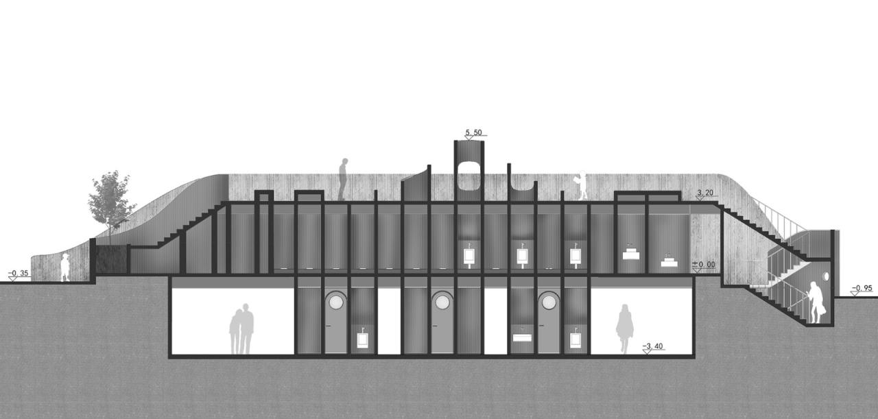 BIM建筑|桥厕 / 锋茂建筑
