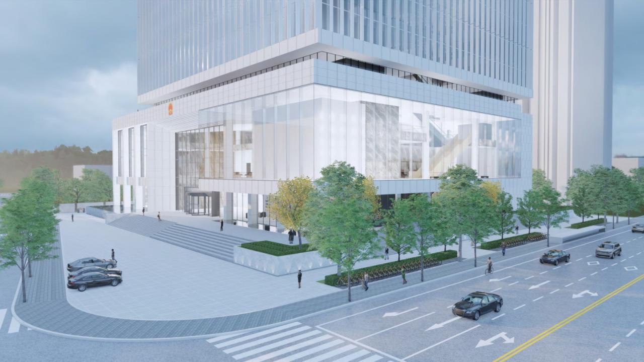 BIM建筑|凝固的正义•常州市中级人民法院扩建 / 简和建筑