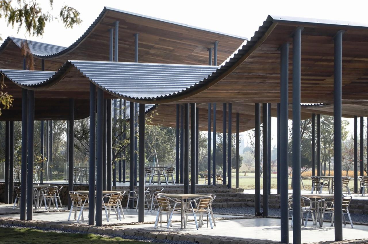 BIM建筑|径山花海帐亭 / 浙江农林大学园林设计院 + 杭州东维建筑