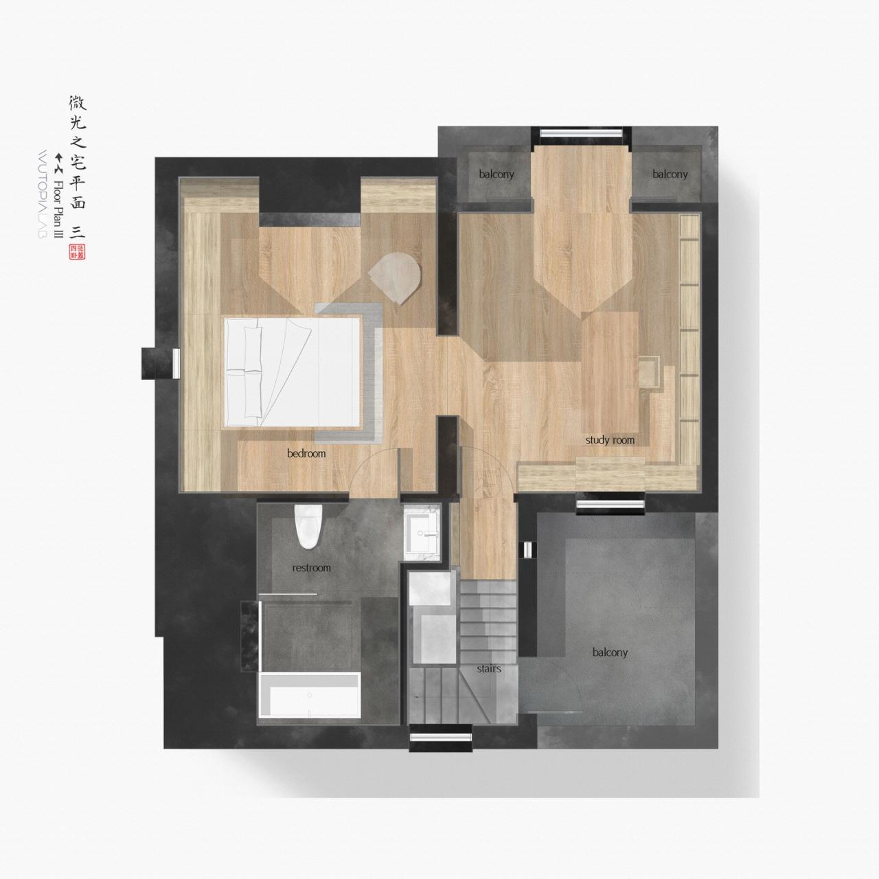 BIM建筑|微光之宅 / Wutopia Lab