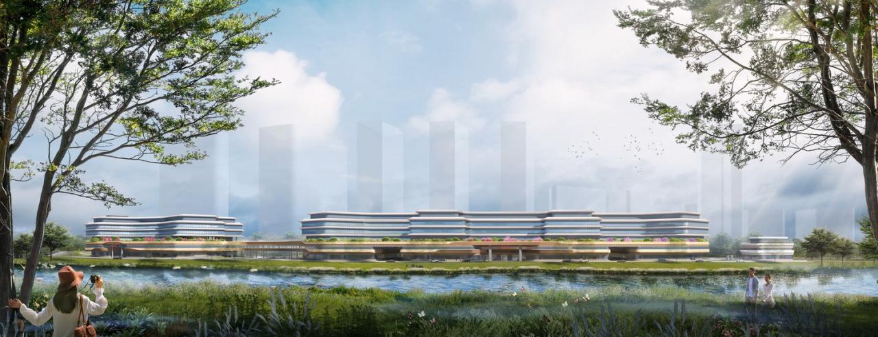 BIM建筑|以山水动脉形塑医校综合体：南方科技大学医学院及 南方科技大学附属医院 / 盖博建筑设计事务所